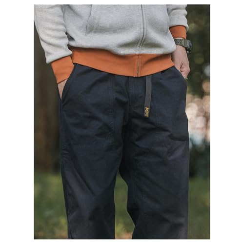 Double Front Elastic Waistband Climbing Pants4