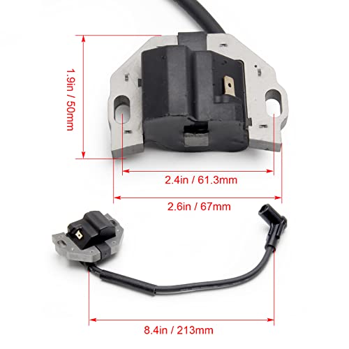 Somusen Set of 2 Riding Lawn Mower Ignition Coil Compatible with KAWASAKI FR FS FX Series 481V 541V 600V 651V 691V 730V 921V Engines, Replace # 21171-0711, 21171-0738, 211710743
