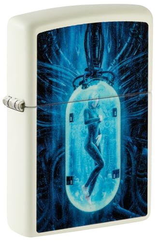Image of Zippo Tube Woman Design Glow in The Dark Matte Pocket Lighter