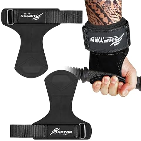 Lifting Grips for Deadlift, Wrist Straps for Weightlifting, Shrugs, Strength Training, Pull Ups, Lifting Straps Gym with Padded Support Cover
