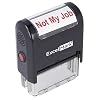 Self-Inking Novelty Message Stamp – NOT My Job – Red Ink