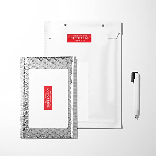 Hybsk 1"X3" Do Not Bend Stickers Handle With Care Warning Labels For Shipping Envelopes Mailing Adhesive Label 500 Per Roll #TOP4