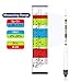 Circrane Hydrometer & Glass Test Jar Set, Triple Scale Alcohol Hydrometer with Glass Cylinder for Brew Beer, Wine, Mead and Kombucha, ABV, Brix and Gravity Test Kit, Home Brewing Supplies