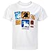 Toddler Boys Shirts Short-Sleeve Little Kids t Shirts Boys' Tops, Tees & Shirts Graphic TEE Age for 2-7 Years 4-Pack Black White