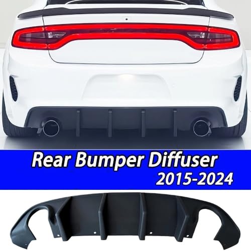 Diffuseur arrière SRT pour Dodge Charger 2015-2024 kit carrosserie base noir