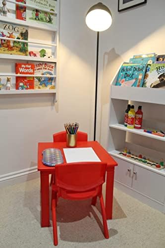 east2eden Red Stackable Kids Children Plastic Chair
