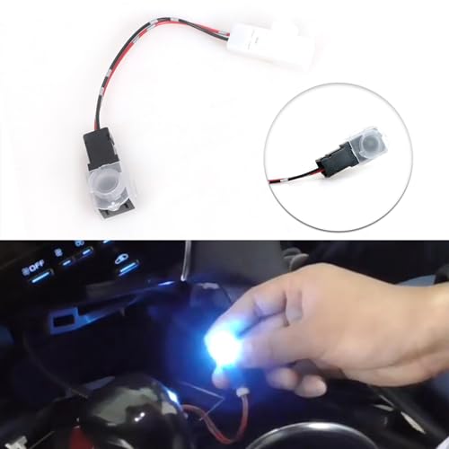 Portavasos interior Toyota Camry 2018-2021 luz ambiente azul miniatura 4