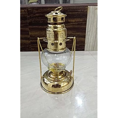 Brass Mini Oil Lamp Lanterns for Home Decor Cover