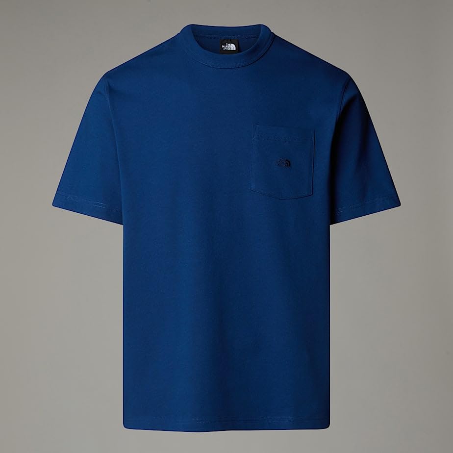 T-Shirt Homme The North Face M SS Dome Relaxed Pocket Tee en coton noir