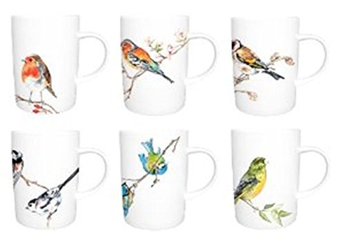 Roy Kirkham Lyric Mug, Birds, Set Of 6 #TOP20