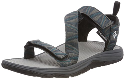 Columbia Wave Train, Sandalias Deportivas para Hombre, Gris (Graphite, White 053), 46 EU