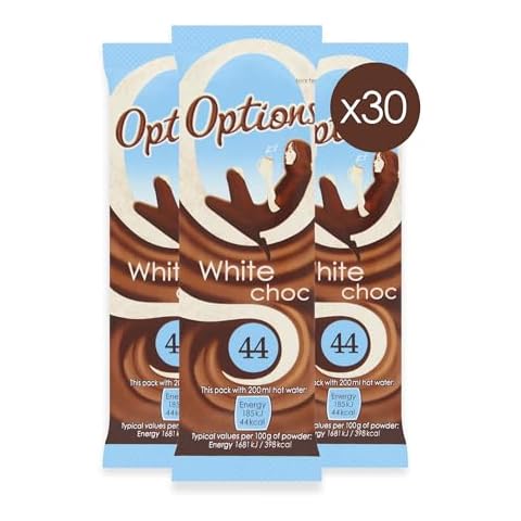Options White Hot Chocolate Sachets Pack of 30 Cover