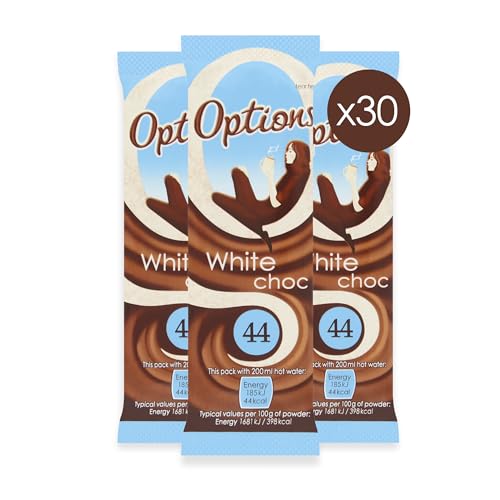 Options White Hot Chocolate Sachet 11g (Pack of 30)