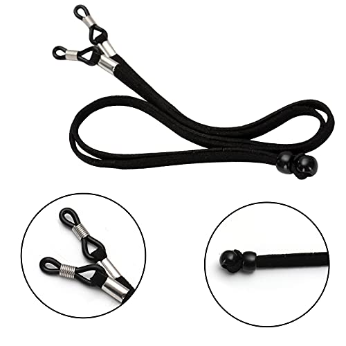 Kiniza 12 Pieces Glasses Strap,Lanyard For Glasses,Adjustable Safety Glasses Cord ,Leather Non-Slip Eyeglass Retainer Neck Strap For Adults And Kids, Sport Glasses Sunglasses Holder Strap For Men And Women,Colorful #TOP1