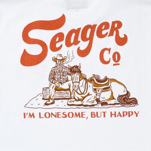 Lonely Tee in White by Seager Co.3