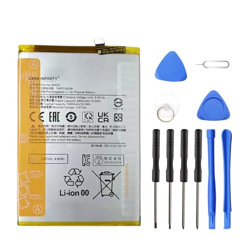 Redmi�Ή� 12 5G POCO M6 PRO 5G 12 BM5R �d�r �Ή��p 3.87V 5000mAh 19.35Wh �݊��n�b�e���[�C���p��t�H��t�� 2026BD-Rf1676