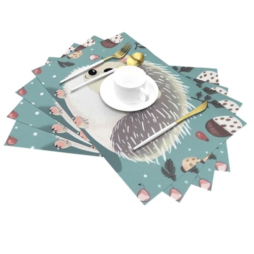 Sets de table anti-chaleur napperons lavables en PVC pour protéger votre table - 4