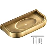 Antiker Messing-seifenhalter, Wand-seifenkorb, Badezimmer-seifenschale, Vintage-Stil, Seifenregal,...