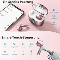Drsaec Bluetooth 5.4 Kopfhörer, 6D Tiefer Bass In Ear Kopfhörer Kabellos Bluetooth 2026 Neu 56 Std Kabellose Kopfhörer mit 4 ENC Mic, Noise Cancelling Ear Buds, USB-C, IP7 Wasserdicht Sport Ohrhörer – Ansicht 7