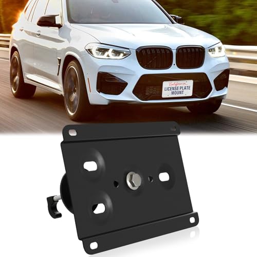 Front License Plate Mount Fits BMW 2018-up X3 X4