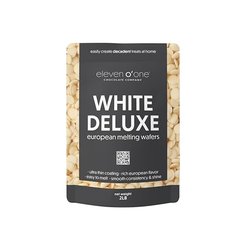 Eleven o'one White Deluxe European Compound Chocolate, (White Deluxe, 2 pounds)
