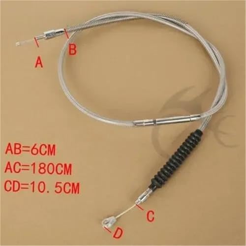 Cable de embrague de 180 cm reforzado para Sportster 1200 4