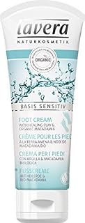 lavera Foot Cream  Organic Macadamia & Healing Clay  Quickly Absorbed  Organic Skin Care  Natural & Innovative Cosmetics  75ml