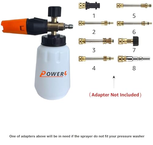 Image of Painter Spray Gun Foam Bottle for Pressure Washer | Adjustable Snow Foam Cannon | Car & Bike Cleaning | High-Pressure FG-02