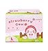 Landofgenie Adult Diapers Large Overnight Printed Diaper with Tabs 10 Pieces - Strawberry Cow (Large 36