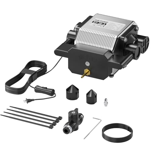 Image of Longer Air Assist kit for RAY5 5W, Large Airflow, Adjustable Airflow of 10-30L /min, for CNC Cutting and Laser Engraving, Remove Smoke and Dust Protect Laser Lens Low Noise
