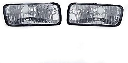 DEPO Clear Front Bumper Signal Light Pair Compatibile and Fits For 1985-1992 Chevrolet Chevy Camaro - Compatible and Fits for Chevrolet