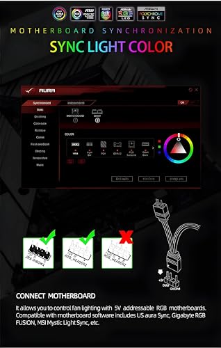 Image of ARGB LED Light Bar 280mm - Diamond-Cut Acrylic RGB Light for PC Cabinet | 5V 3-Pin Addressable Sync | Magnetic Ambient Lighting for Gaming Setup (Set of 2)