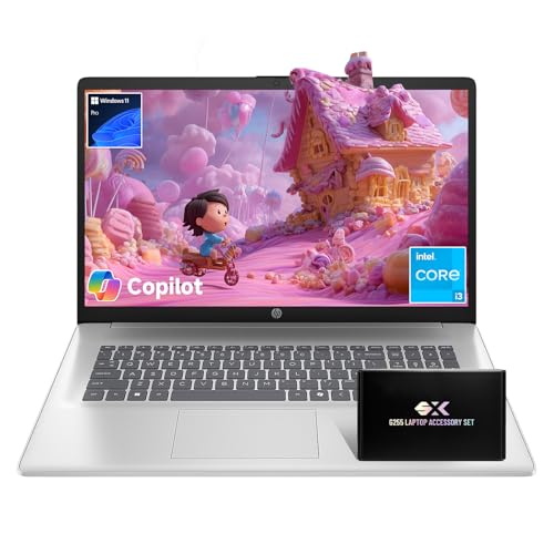 HP 2026 17.3�C���`�m�[�g�p�\�R���AIntel Core i3-N305�ALifetime Windows 11 Pro�ACopilot AI�A�ő�9.5���Ԃ̃o�b�e���[�����A�w��&�r�W�l�X�p�AWi?Fi 6�ABT 5.4�AG255 Pro�A�N�Z