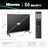 Hisense 40" 40E4QTUK FHD LED TV with Freely - Direct Lit LED, Dolby Audio, Natural Colour Enhancer, Games Mode, Sports Mode with Freely, Disney +, YouTube, Netflix