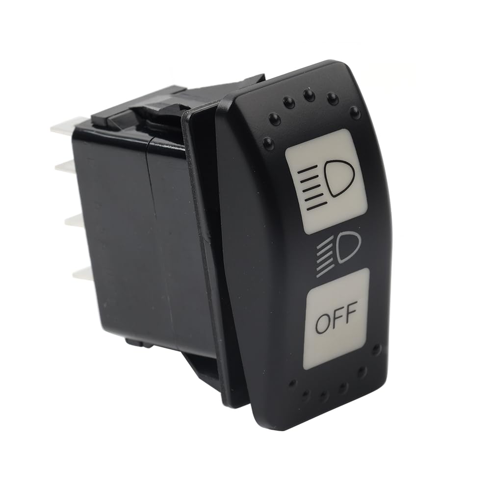 Cnswee6 1 Pc Headlight Switch High Low Off Light Toggle Switches 1 Pc for Traxter T HD8: 2018