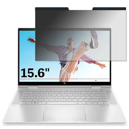 HP ノートパソコン HP ENVY x360 15 3J119PA 15.6インチ 16:9 対応 マグネット式 覗き見防止フィルム プライバシーフィルター ブルーライトカット 反射防止 PC パソコン ノートブック のぞき見防止 画面保護 保護シート
