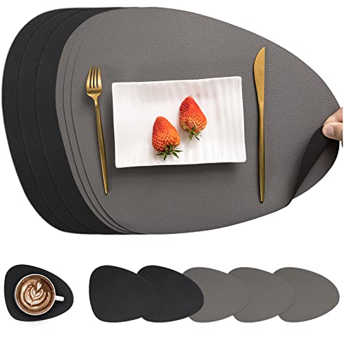 Myir JUN Leather Table Mats and Coasters
