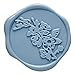 Magnolia Adhesive Wax Seal Stickers 25Pk - Pre-Made from Real Sealing Wax (Slate Blue)