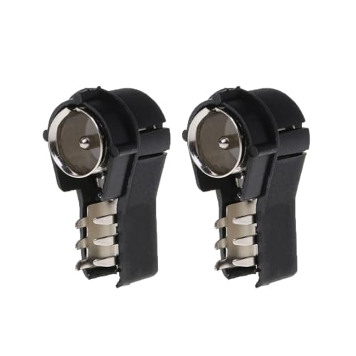 JDIEOQA 2pcs Connecteur d'antenne d'autoradio Mâle ISO Adaptateurs Convertisseurs Coque en Plastique Type à Sertir ou à Souder pour Plupart des Autoradios...