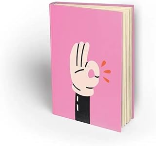 كراسة رسم كرتونية بغلاف رسمة يد كرتون مقوى مقاس A5