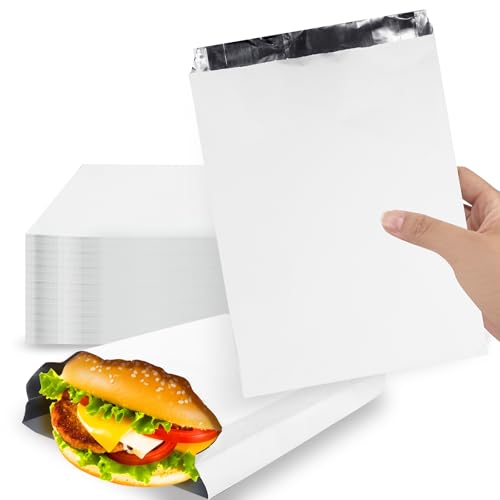 Seuqhck 200 Pack Sandwich Wrappers, 9 Inch Aluminum Insulated Hot