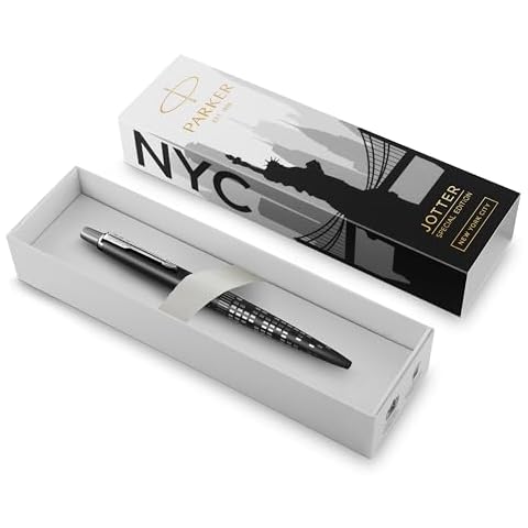 Parker Jotter Ballpoint Pen NYC Black CT Cover
