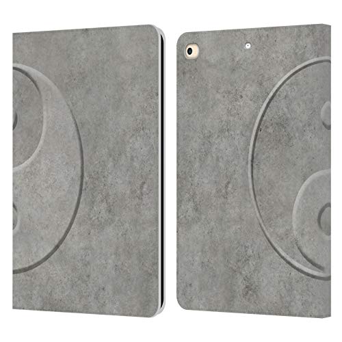 Étui en cuir LebensArt Yinyang Bétons de qualité supérieure pour iPad 9.7