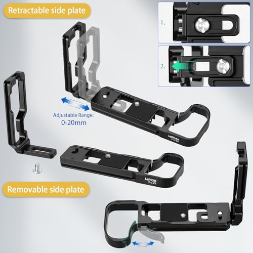 Placa L para Nikon Z8 Leftfoto soporte vertical compatible Arca 3