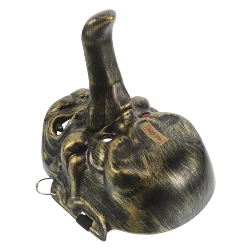 HEALSOPTHY Máscara Tradicional Japonesa de Tengu para Hombre Máscara Completa de Demonio Samurái en Plástico Ligero para Fiestas y Carnaval 1 Pieza