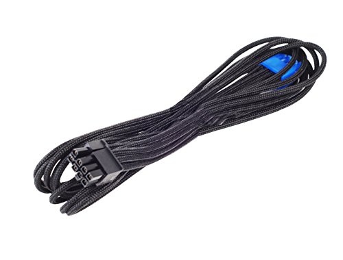 SilverStone SST-PP06B-PCIE55 - voeding kabel 55cm PCI-E 8pin (6+2) geslekt, zwart