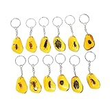 Porte-clés insecte : fabriqué à partir de matériaux en résine synthétique sélectionnés de , ce porte-clés est durable et peut ajouter une nouveauté à votre vie, bijoux insectes