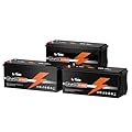 LiTime 3Pack 12V 200Ah LiFePO4 Battery, Built-in 100A BMS, Max. 2.56kWh Energy, up to 15000 Cycles, Lithium Iron Phosphate Battery Perfect for RV, Solar, Trolling Motor, Home Energy Storage, Off-Grid
