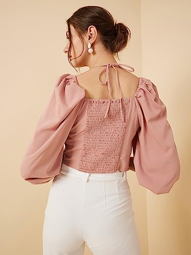 Image of Rare Women's Solid Slim Fit Blouse