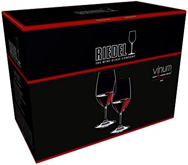 RIEDEL Lead Crystal Vinum Port Glass, Set of 2, Transparent